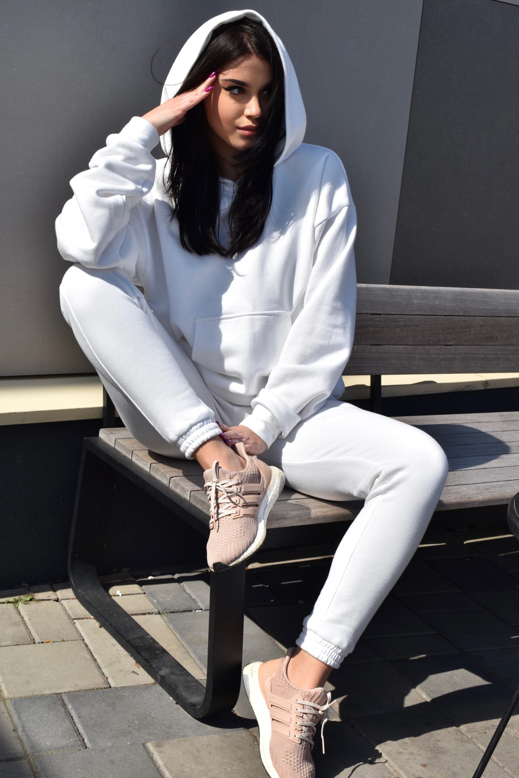 "WILLOW" Oversized White Tracksuit