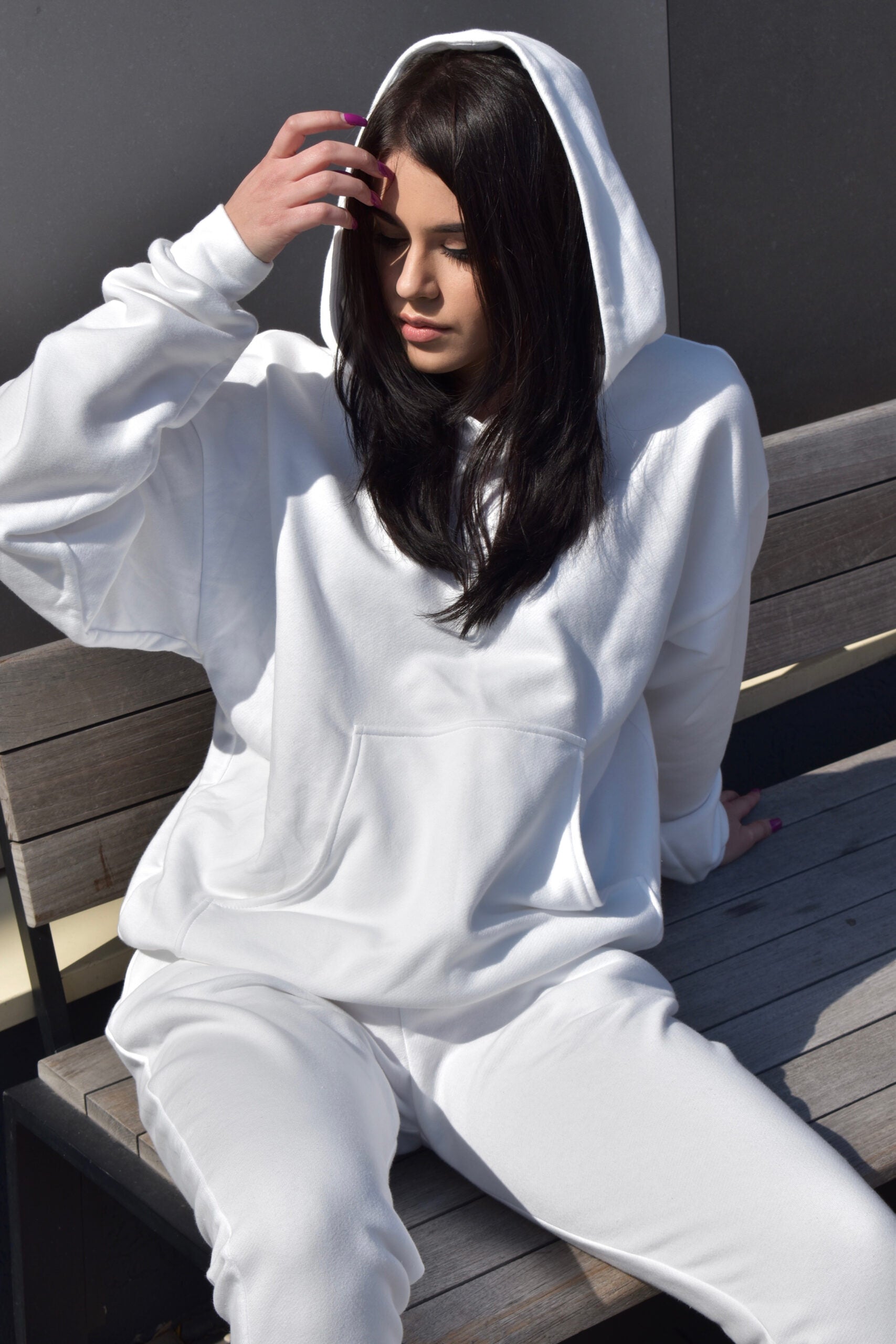 "WILLOW" Oversized White Tracksuit